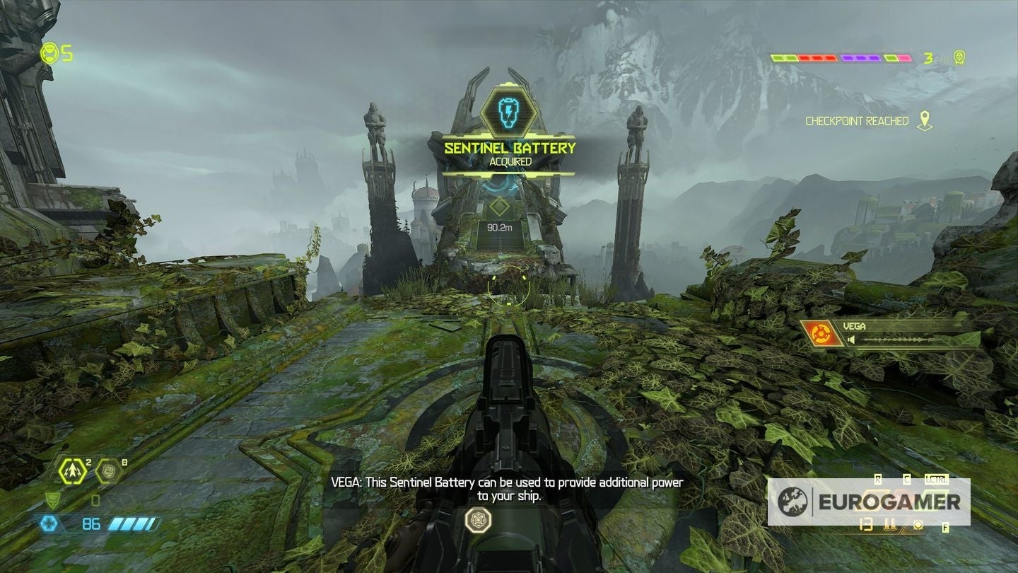 Doom Eternal Sentinel Battery locations